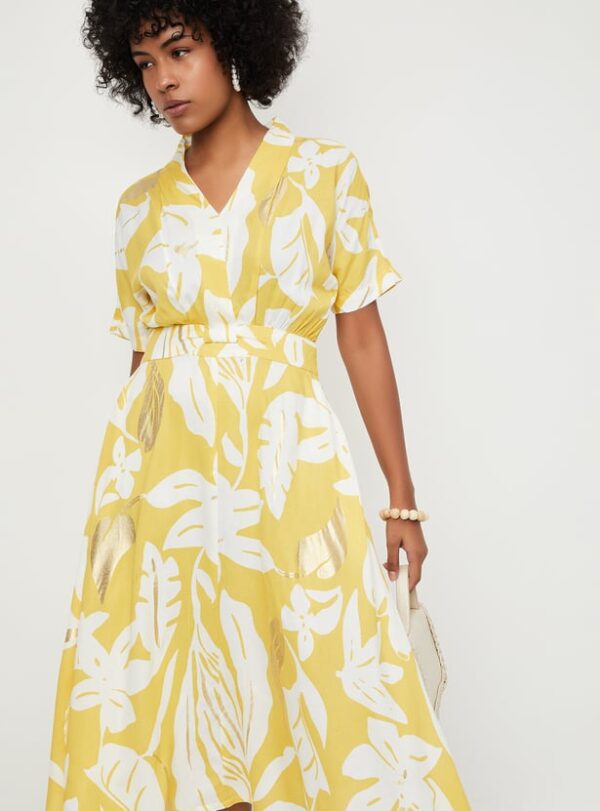 Women Printed Fit & Flared Dress