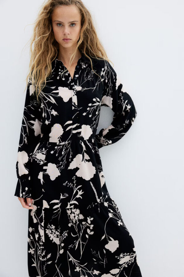 Midi shirt dress